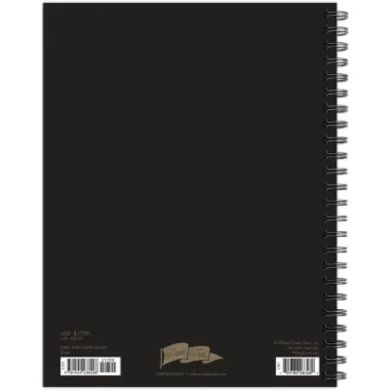 Willow Creek Press 2023-24 Academic Weekly Planner 6.5"x8.5" Softcover Black image {6}