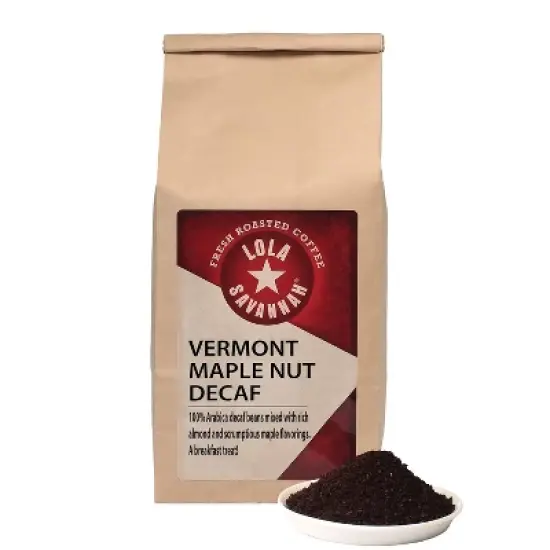 Lola Savannah Vermont Maple Nut Ground Decaf Coffee - 80oz image {8}