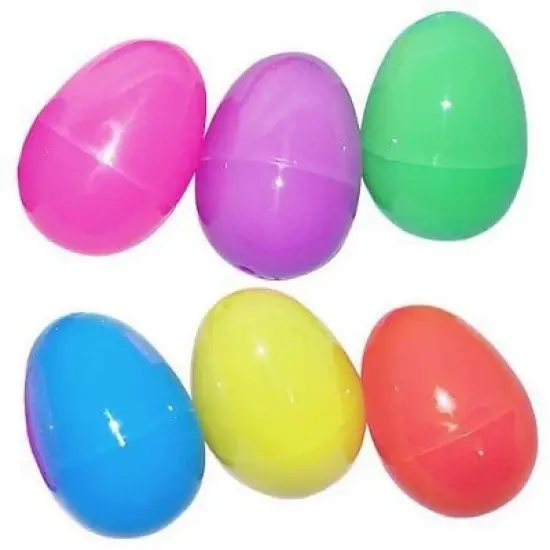2" Plastic Easter Eggs image {3}
