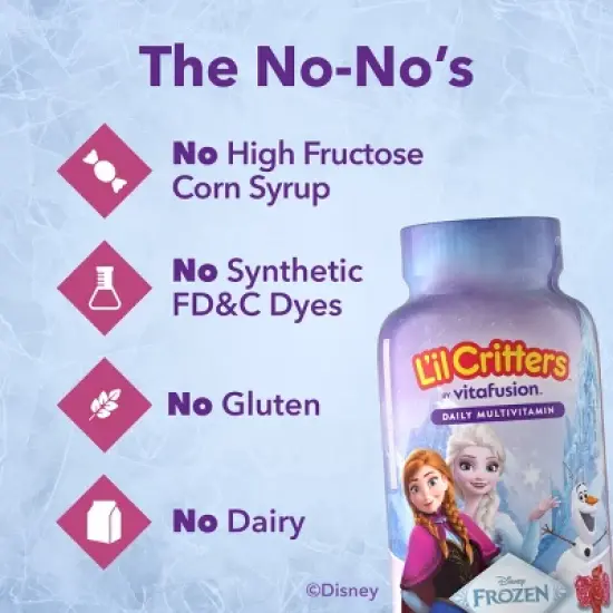 L'il Critters Frozen Kids' Multivitamin Gummies - 190ct image {3}