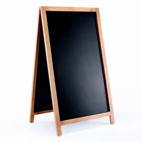 VersaChalk 42"x24" A-Frame Sidewalk Chalkboard image {1}