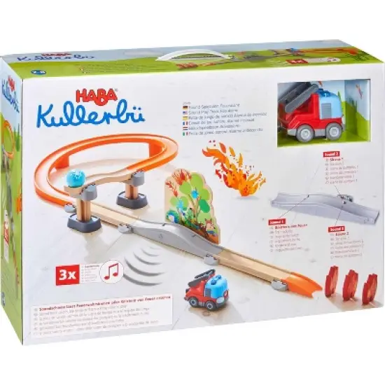 HABA Kullerbu Fire Alarm Ball Track Set with Sound image {6}