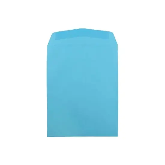 JAM Paper Open End Catalog Envelope 9" x 12" Blue 100/Box (80386) image {1}