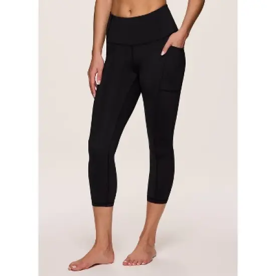 RBX Active Women's High Waisted Ultra Supportive Squat Proof Capri Legging with Pockets for Workouts, Yoga, Loungewear image {3}