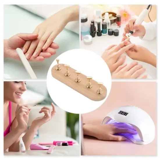 Unique Bargains Oval Nail Display Stand 1 Set image {4}