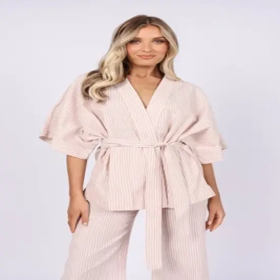 Petal and Pup Womens Henry Wrap Top image {6}