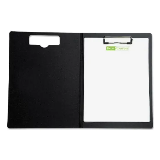 Baumgartens Portfolio Clipboard With Low-Profile Clip 1/2" Capacity 8 1/2 x 11 Blue 61633 image {3}