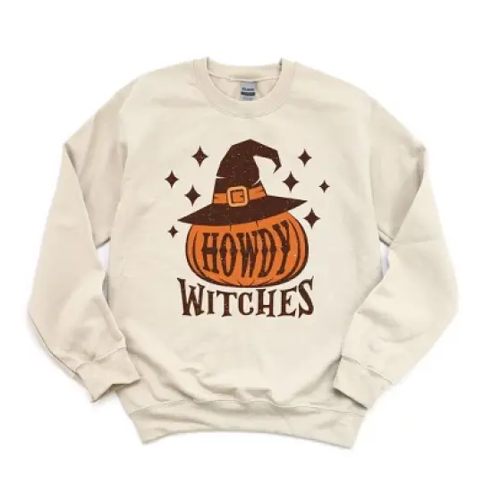 Simply Sage Market Women's Graphic Sweatshirt Howdy Witches Stars image {2}