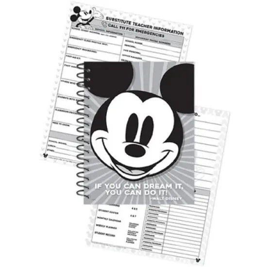 Eureka Mickey Mouse Throwback Lesson Plan Book image {2}
