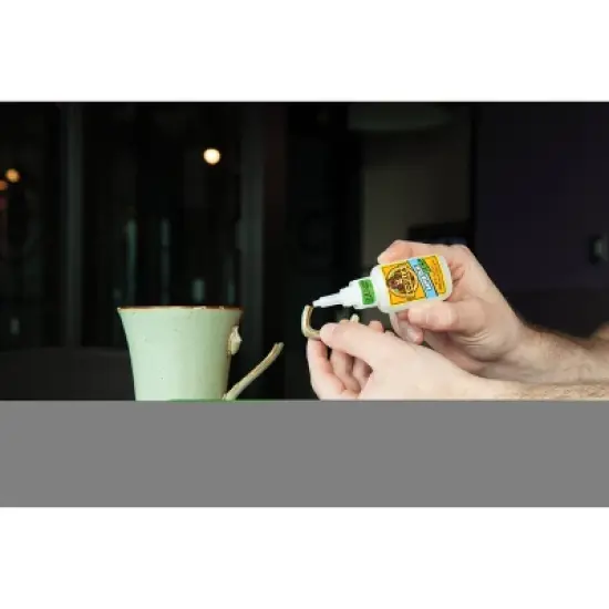 Gorilla Glue .53oz Clear Gel: Fast Drying Super Glue for Wood, Leather, Metal, Rubber, Paper, Ceramics, Plastic image {4}