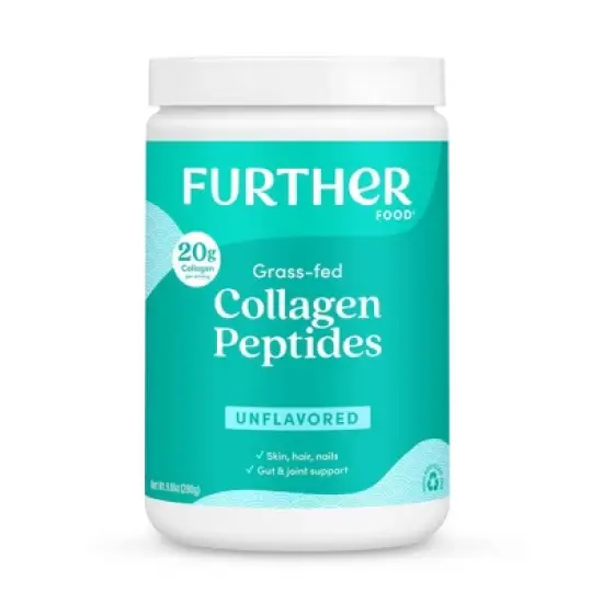 Further Food Collagen Peptides Powder - Unflavored - 9.88oz image {5}