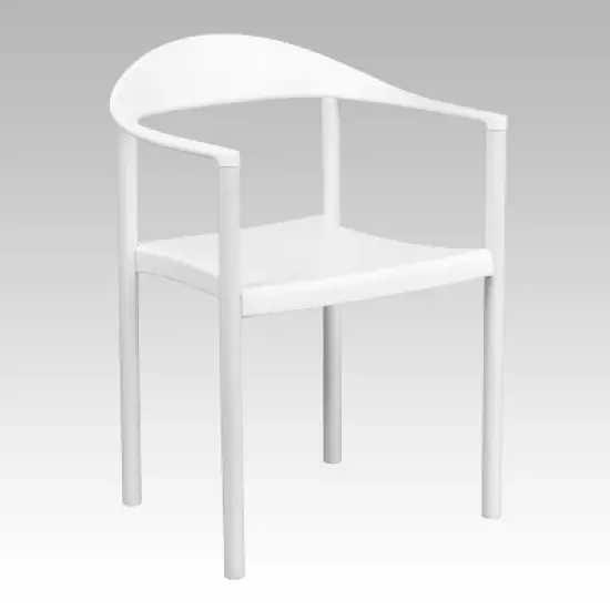 Flash Furniture HERCULES Series 1000 lb. Capacity Plastic Cafe Stack Chair image {10}