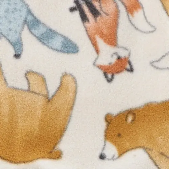 Carter's Just One You&reg;️ Toddler Boys' 2pk Bear Fox and Striped Fleece Footed Pajama - Gold image {1}