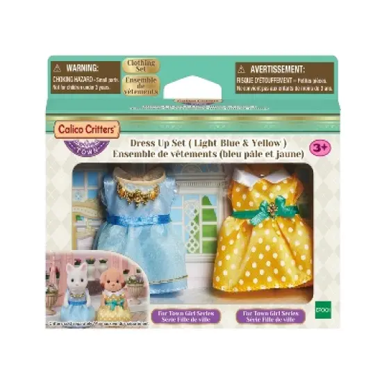 Calico Critters Town Series Dress Up Set, Blue and Yellow Fashion Doll Accessories image {3}