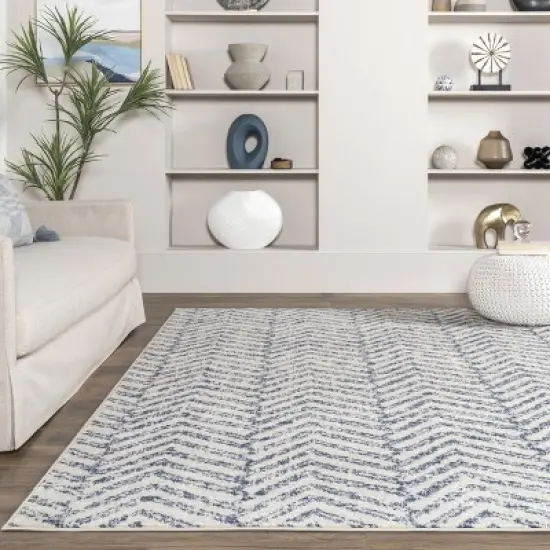 nuLOOM Rosanne Transitional Striped Area Rug image {7}