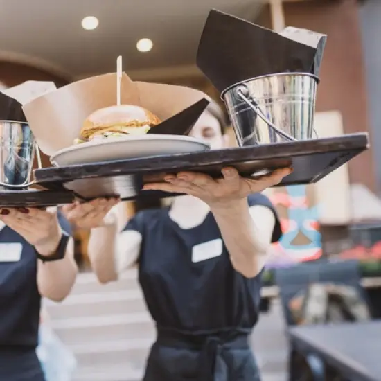 Unique Bargains Plastic Reusable Multi-Purpose Rectangle Serving Trays image {4}