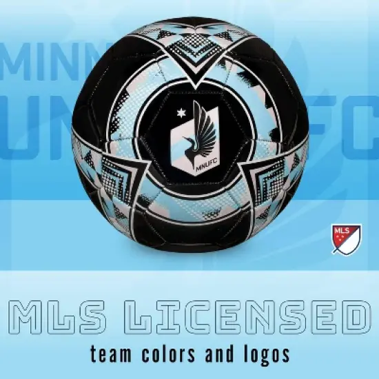 MLS Minnesota United Size 5 Soccer Ball: Rubber Bladder, image {4}