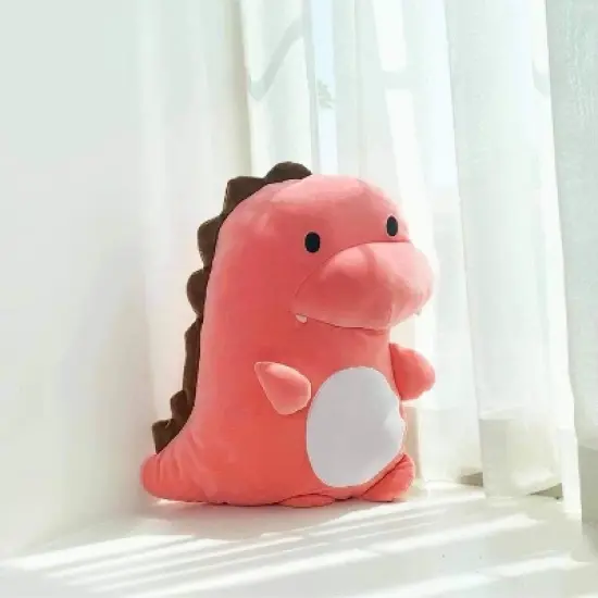 Avocatt Pink Dinosaur Pillow Plush image {3}