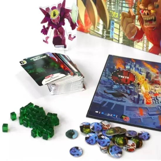 King of Tokyo: New Edition - IELLO Board Game, Ages 8+, 2-6 Players, 30 Min image {3}