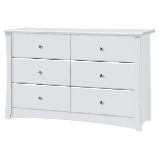 Storkcraft Crescent 6 Drawer Dresser image {7}