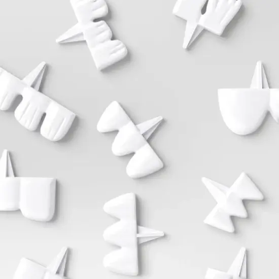 10pc Silly Push in Teeth Carving Halloween Decorative Prop Kit White - Hyde and EEK! Boutique&trade; image {2}