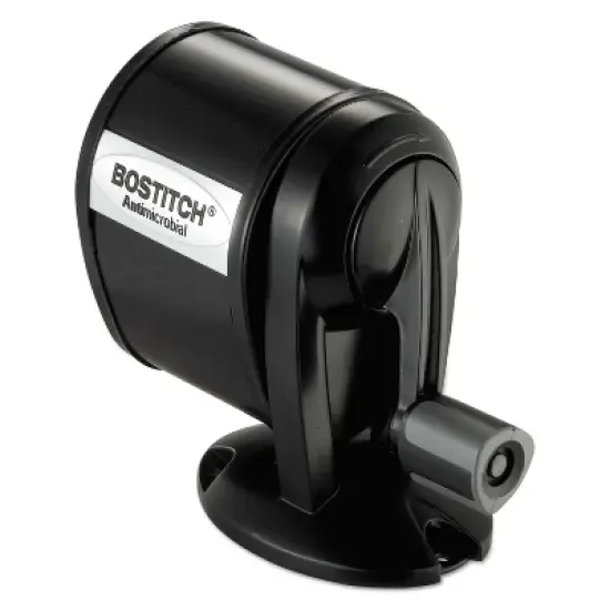 Bostitch Counter-Mount/Wall-Mount Antimicrobial Manual Pencil Sharpener Black MPS1BLK image {8}