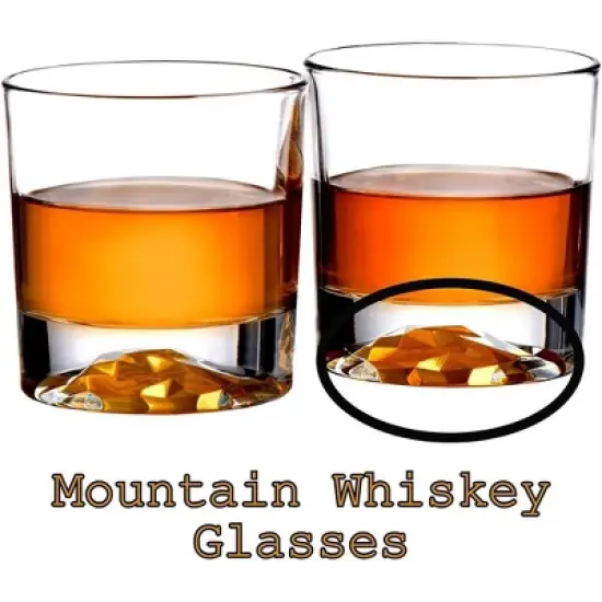 Bezrat Whiskey Decanter & 4 Whiskey Glasses Set image {5}