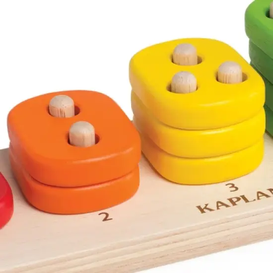 Kaplan Early Learning Toddler Stacking Number Board image {2}