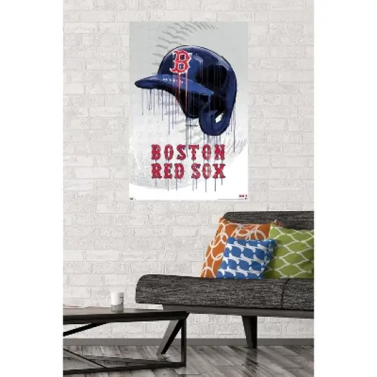 Trends International MLB Boston Red Sox - Drip Helmet 20 Unframed Wall Poster Prints image {1}