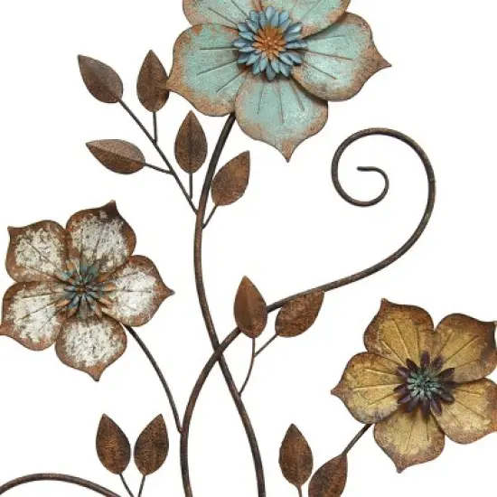 Flower Wall Decor - Stratton Home Decor image {2}