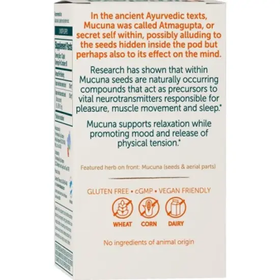 Himalaya Organic Mucuna Pruriens Powder for Calm & Relaxation 60 Count,2 Month Supply image {2}