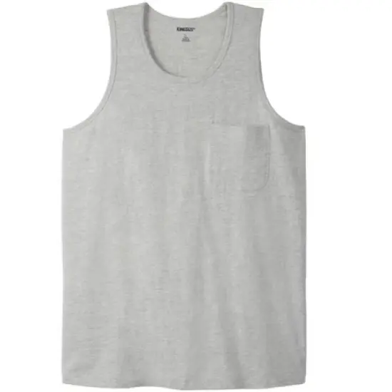 KingSize Men's Big & Tall Lightweight Pocket Tank image {10}