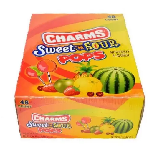 Charms Sweet and Sour Pops Assorted, 48 Count image {4}