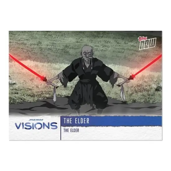 TOPPS NOW 2021 Star Wars Visions 5-Card Pack | The Elder image {1}