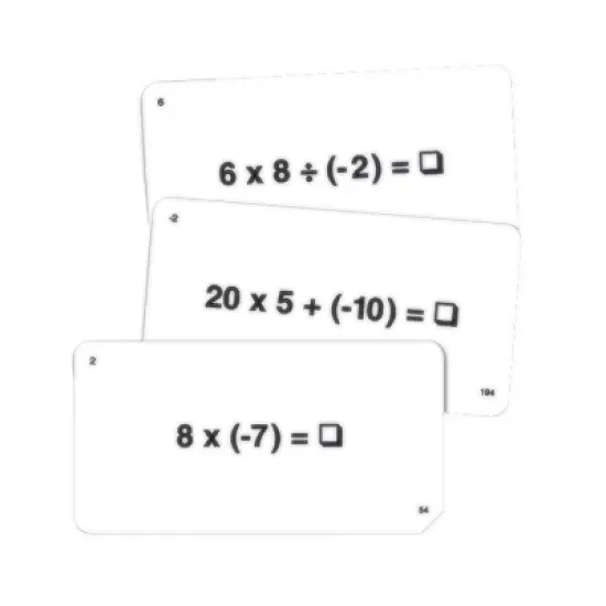 Learning Advantage Integer Flash Cards image {2}