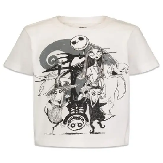 Disney Nightmare Before Christmas Jack Skellington - 3 Pack T-Shirts Little Kid to Big Kid image {3}