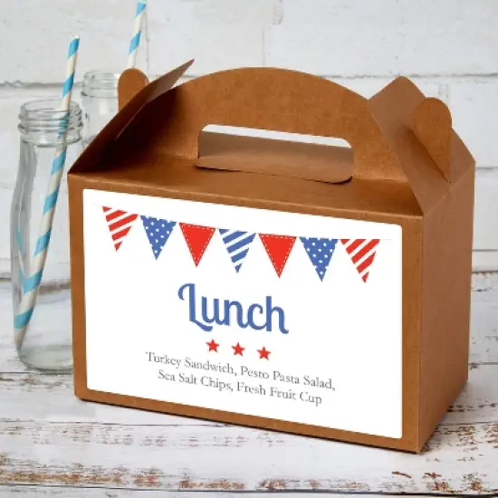 Avery Matte White Rectangle Labels, 5" x 7" image {2}