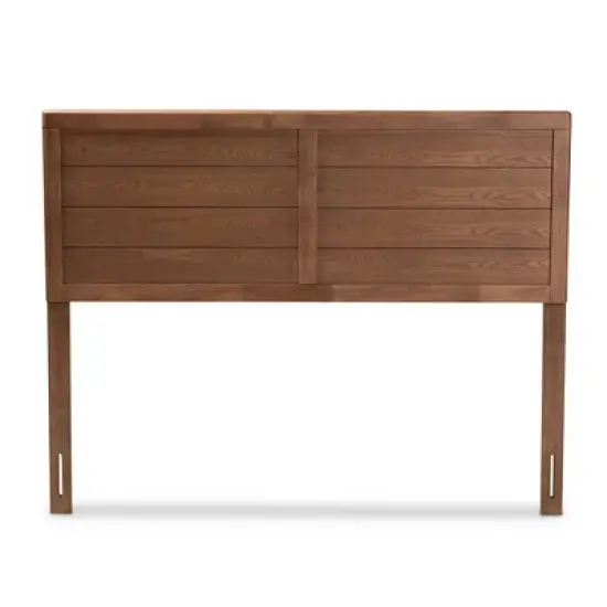 Seren Walnut Finished Wood Headboard - Baxton Studio image {6}