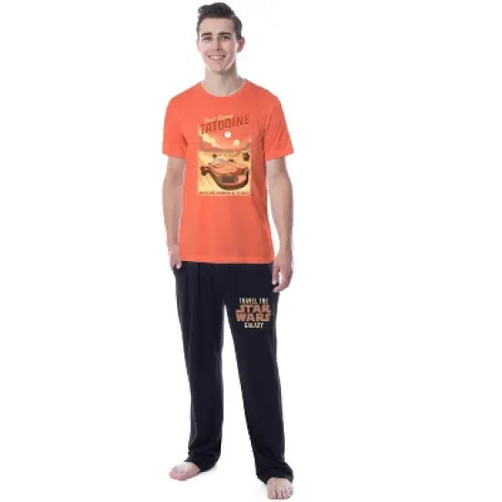 Star Wars Mens' Travel Tourist Ad Sleep Pajama Set image {10}