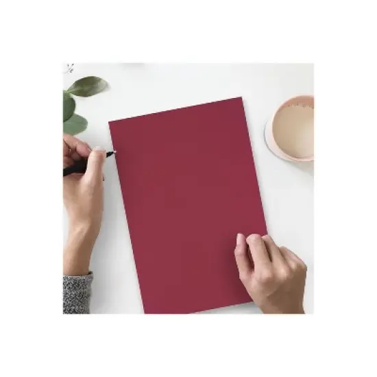 JAM Paper Multipurpose Paper 93 lbs. 8.5" x 14" Bakri Raspberry A64426899 image {2}
