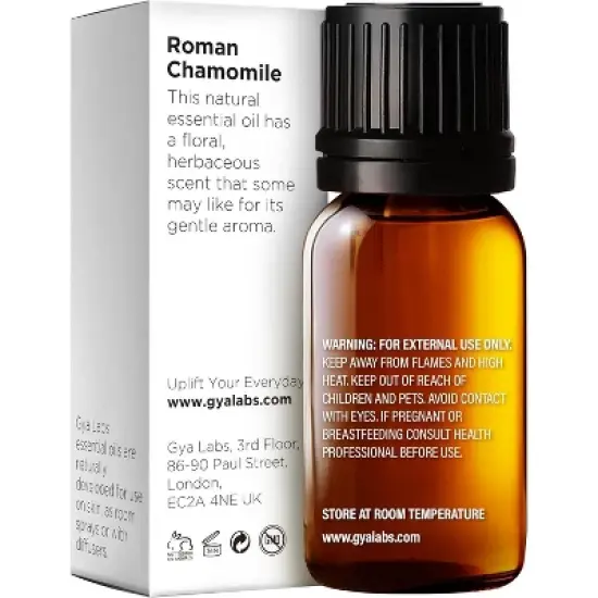 Gya Labs Roman Chamomile Essential Oil- 0.34 Fl Oz - image {1}