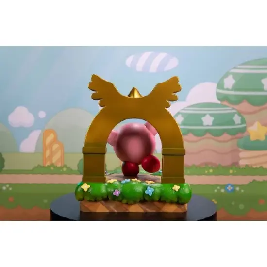 First 4 Figures: Kirby and the Goal Door 9" PVC Statue image {5}