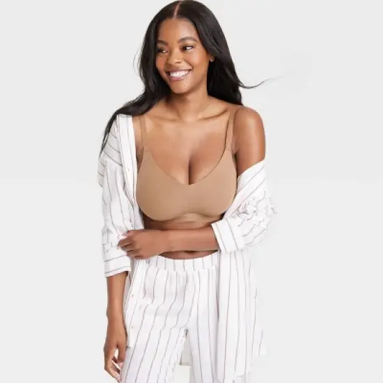 Women's Busty Cotton Triangle Bralette - Auden&trade; image {2}