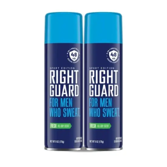 Right Guard Sport Spray Antiperspirant & Deodorant - Fresh Scent - 6oz/2pk image {8}