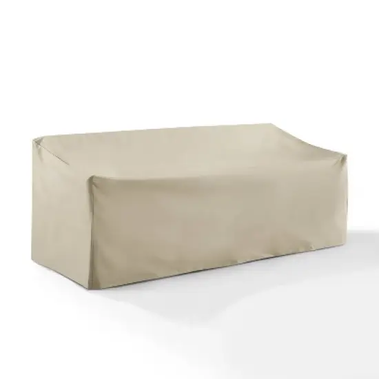 Crosley Outdoor Sofa Furniture Cover, Tan image {3}