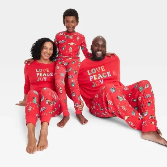 Kids' Holiday City Matching Family Pajama Set - Wondershop&trade; with Frances Marina Smith Red image {4}