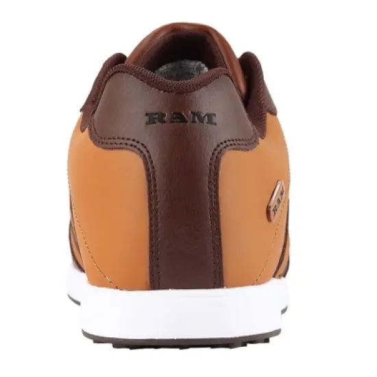 Ram FX Comfort Mens Waterproof Golf Shoes Brown image {3}