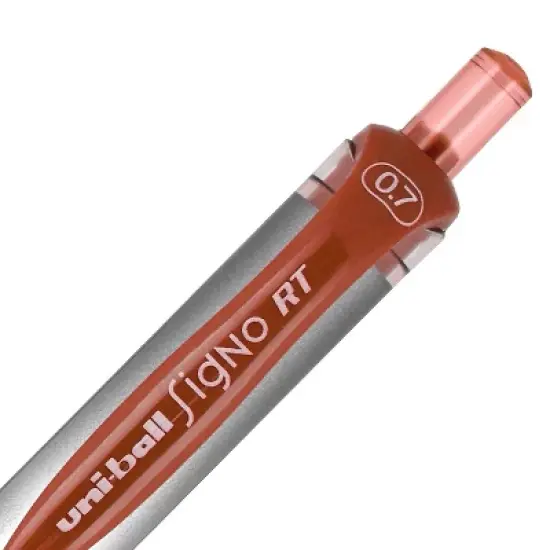 uni-ball uniball Signo RT Gel Pens Medium Point 0.7mm Red Ink Dozen (65942) image {4}
