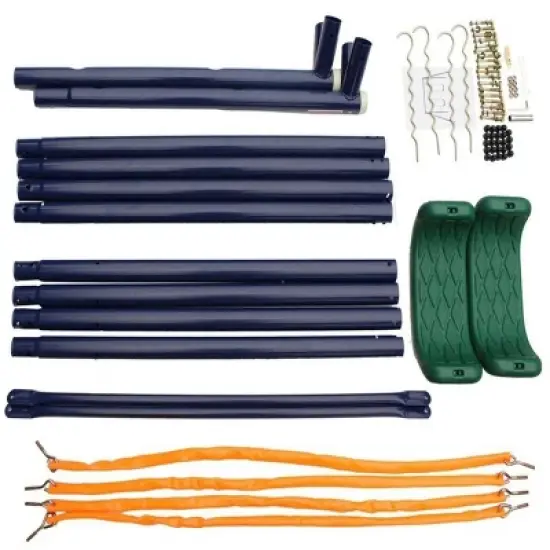 Dexmalle Two Station Swing Set for Children image {5}