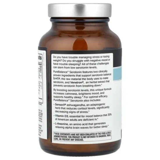 Quality of Life PureBalance&trade; Serotonin, 60 Capsules image {2}